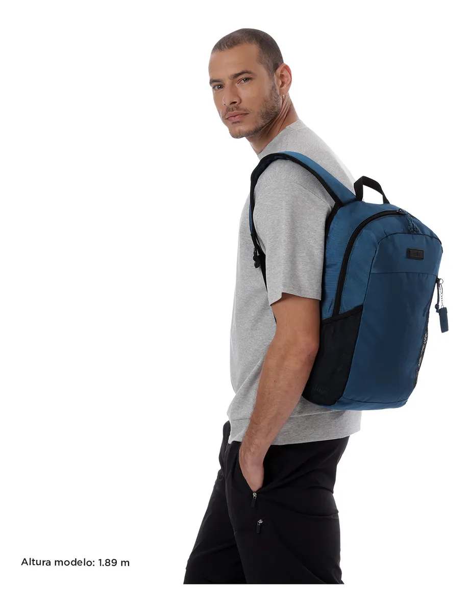 Morral Mochila Para Hombre Porta Pc Rocky Totto Color Azul petróleo