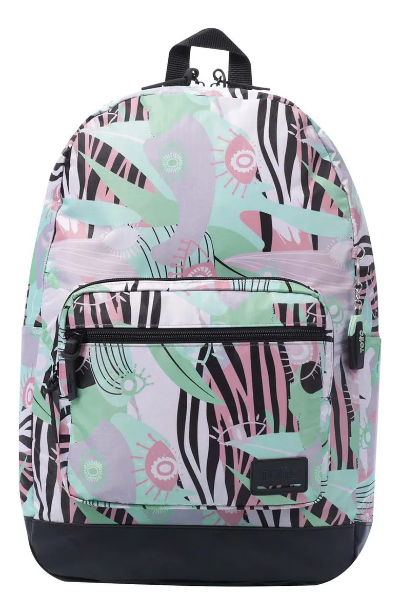 Morral Porta Pc Para Mujer Maleta Mochila Totto Tocax Color Verde
