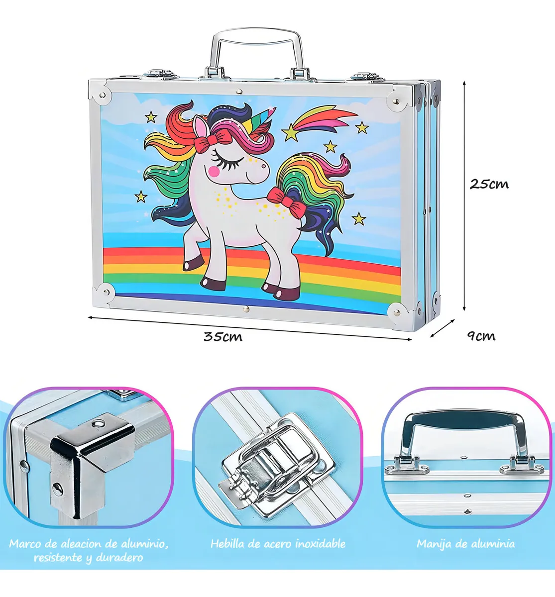 Set De Arte Para Niños Marcadores Crayolas Acuarelas Colores