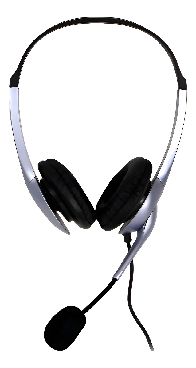 Diadema con audífonos y micrófono Genius HS-04S azul y negro - Miniatura 2