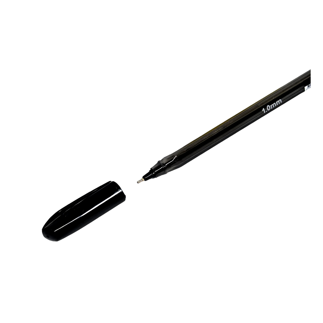 Paquete 24 Boligrafos Esferos 1mm Negro - Miniatura 2