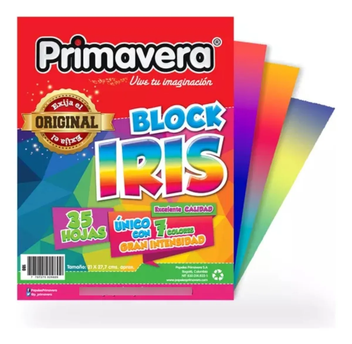 Tiri 100 Hojas De Colores Paquete Surtido Tamaño Carta A4 - Miniatura 2